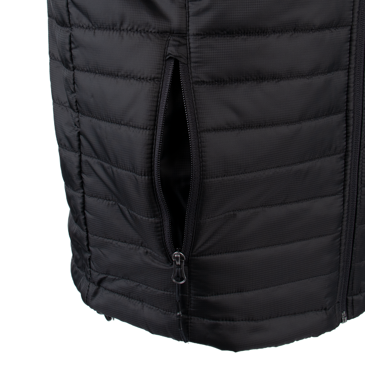 KSP-111 | Men's Packable Puffy Vest - Deep Black – King City Heartbeats