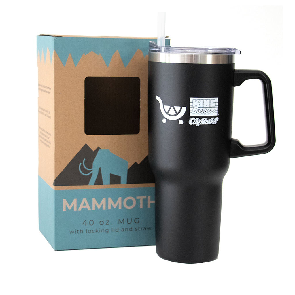 Mammoth 20 Ounce Stainless Steel Insulated No Spill Tumbler with Lid,  Stainless Steel